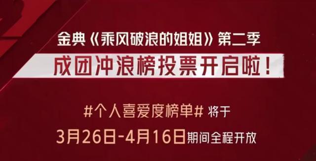 杨丞琳|《浪姐2》成团冲浪榜排名，杨丞琳第二，王鸥第三，第一断层领先