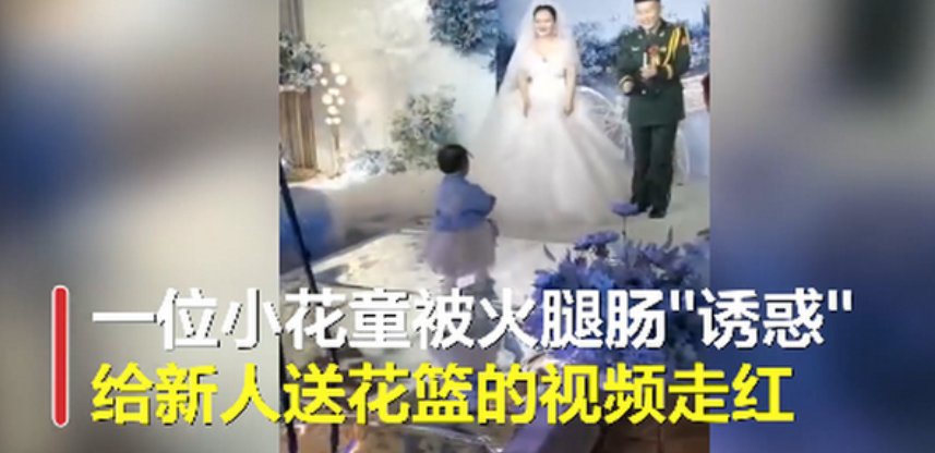 評理三分鐘 河南一小花童婚禮上送戒指迷路，姥姥側面一站，一招機智化解！