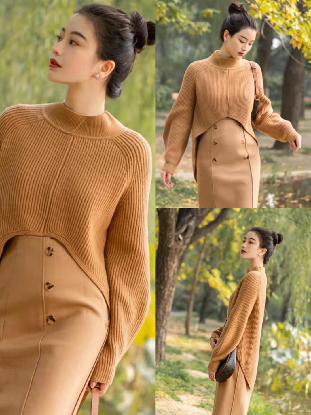 江南小蚂蚁 秋季针织衫搭配有妙法？从这三个地方改进，让你从头美到脚！