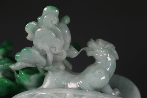 和田玉籽料|清中期 和田玉籽料 白玉 持福袋 童子 把件 挂件