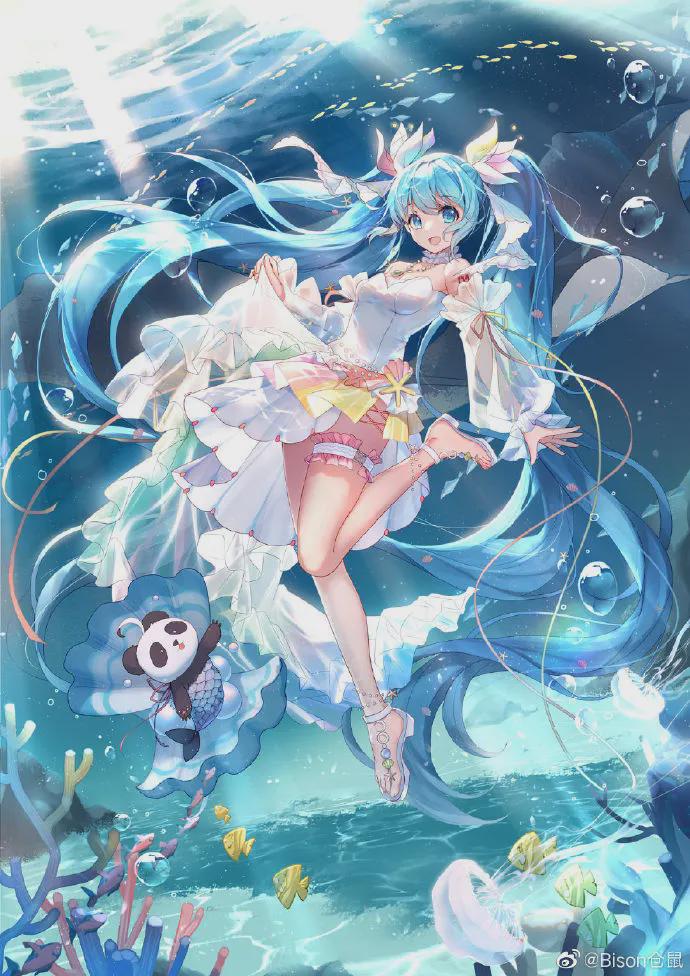 画师|动漫美图：萌妹画师Bison倉鼠太太