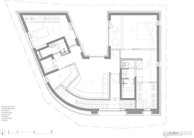 客厅|位于韩国城乡结合部的独立住宅：外部看似堡垒，内部朝庭院开放