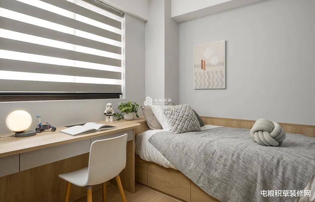 北欧风73㎡的装修，木质温润，灰白色调时尚大气，打造纯粹宁静的家居环境