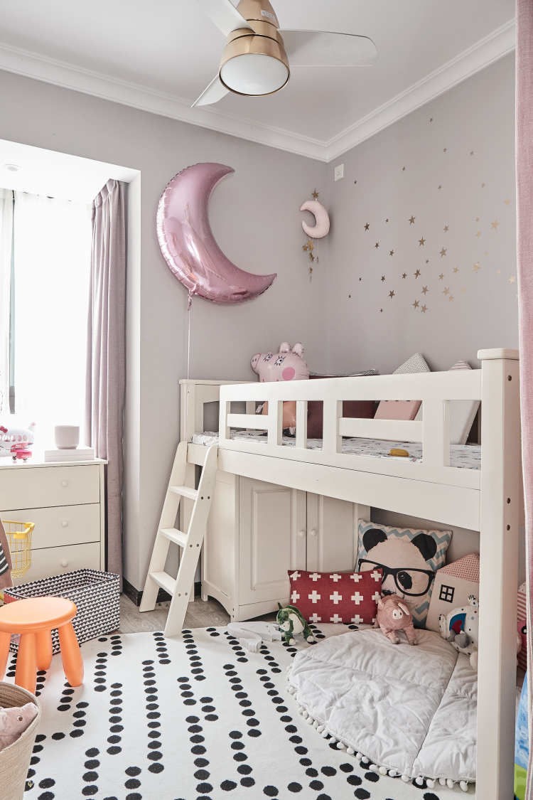 用北欧风为孩子打造秘密乐园,充满童心童趣,用爱填满空间