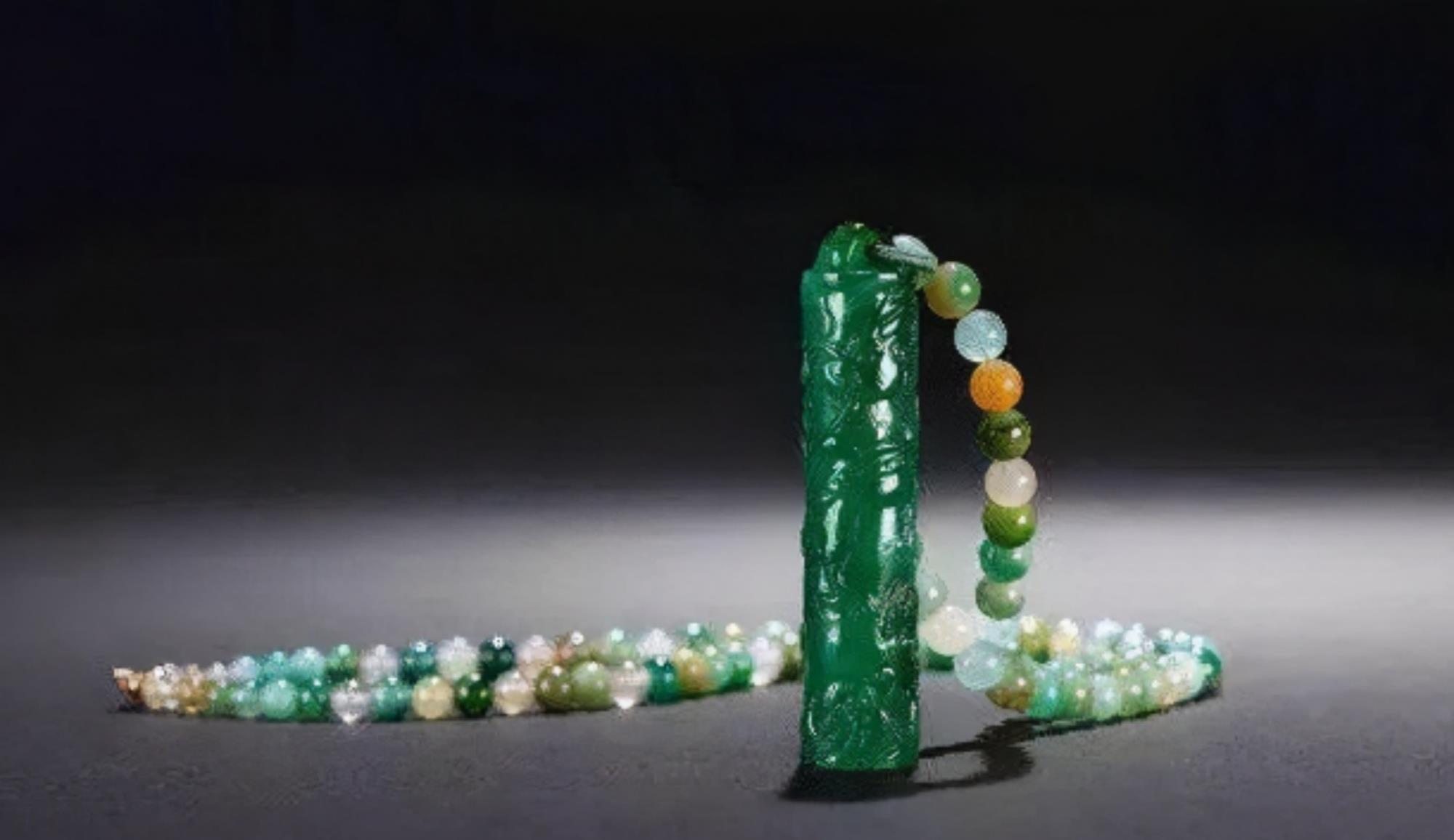 |文化底蕴深厚的老翡翠，将玉雕文化发挥到极致的百年传承！