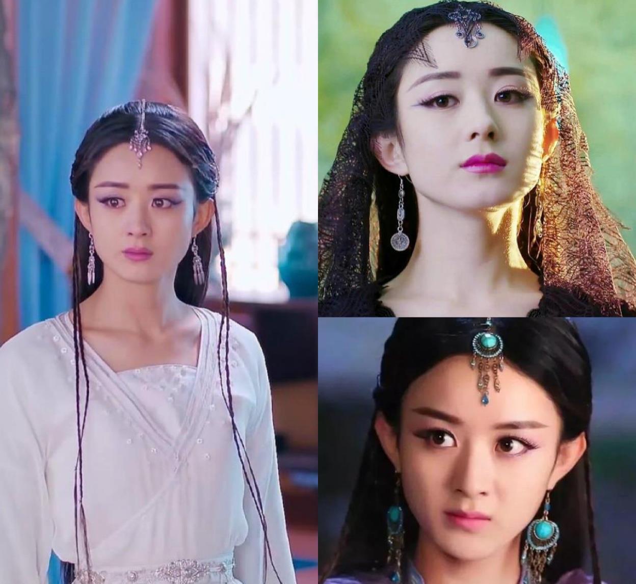 赵丽颖|娱乐圈中傻傻分不清楚的3对女星，竟然都出演了同一部戏！