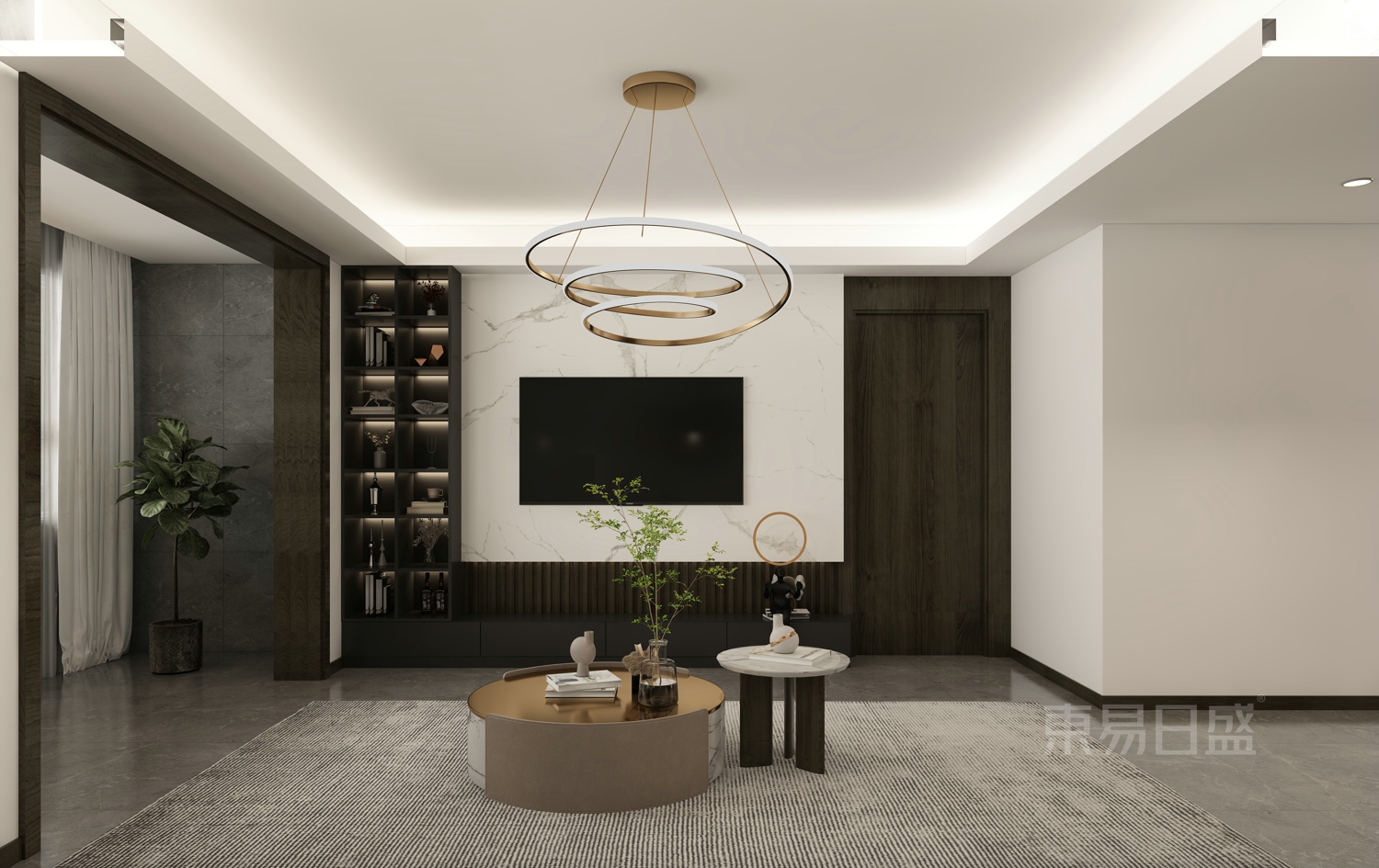 125m2现代简约风格设计，打造有格调的家