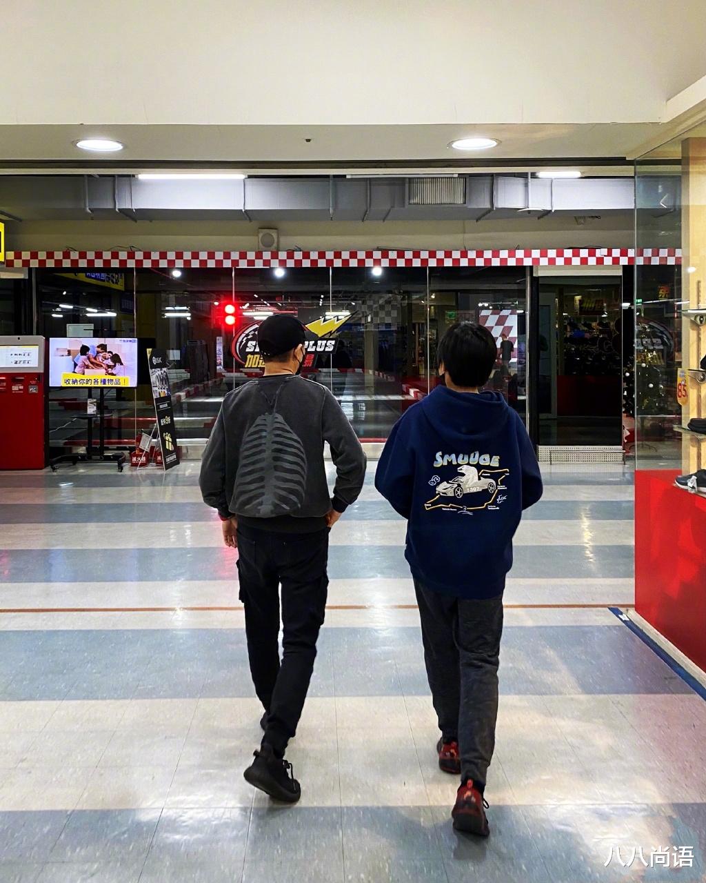 林志颖|陈若仪晒大儿子和林志颖近照，还发文大呼：猜猜哪个是Kimi?