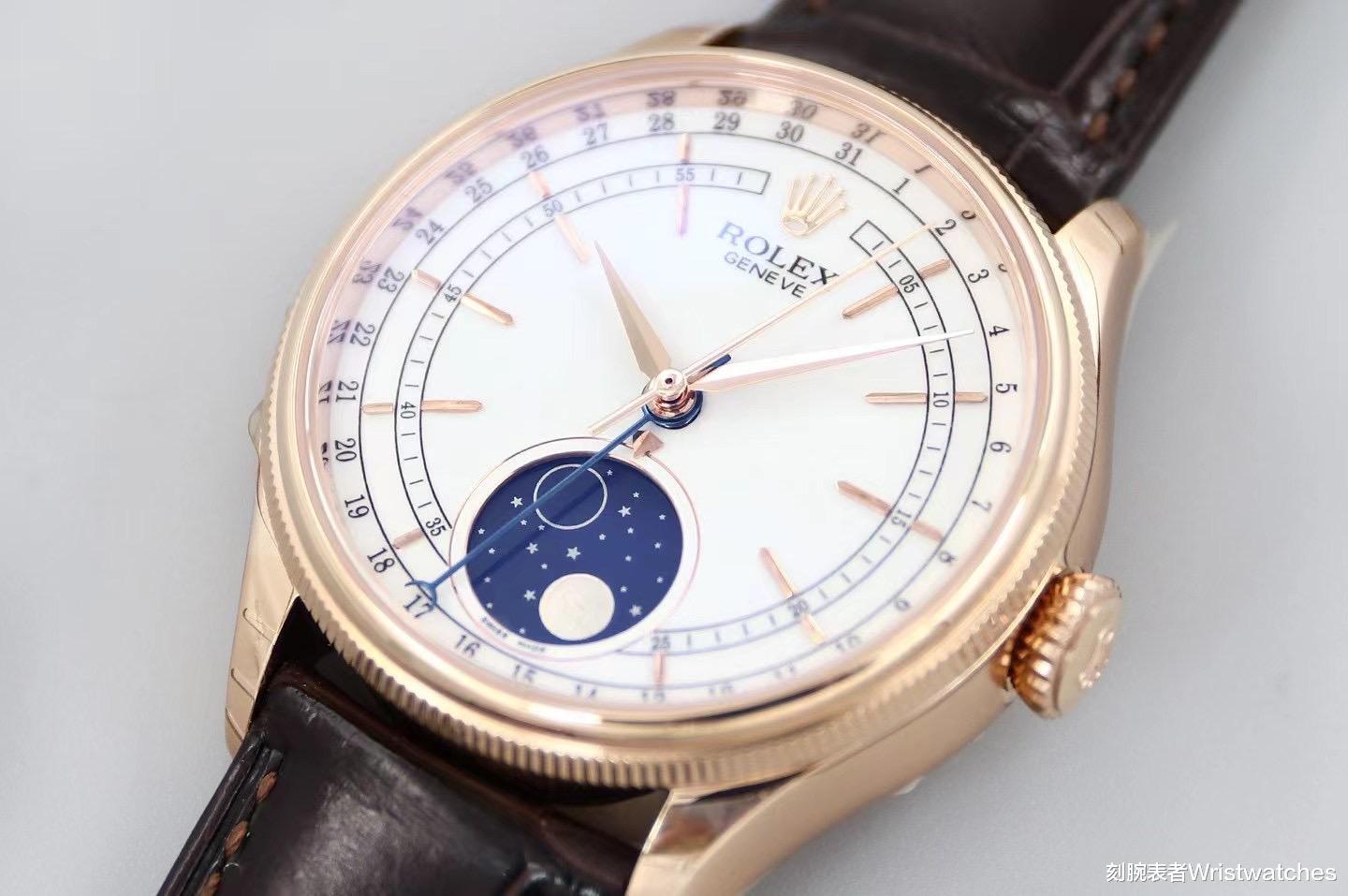 刻腕表者Wristwatches|KZ厂劳力士切利尼月相表50535细节质量值得入手吗？