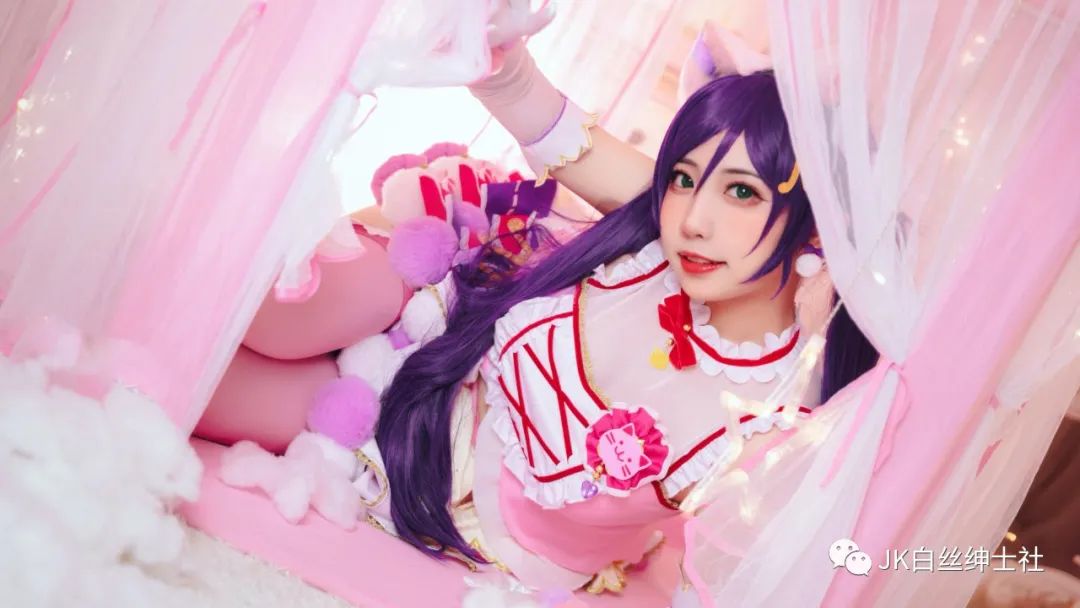 |cos：群星闪耀梦想应援东条希cos正片@桃之啾啾