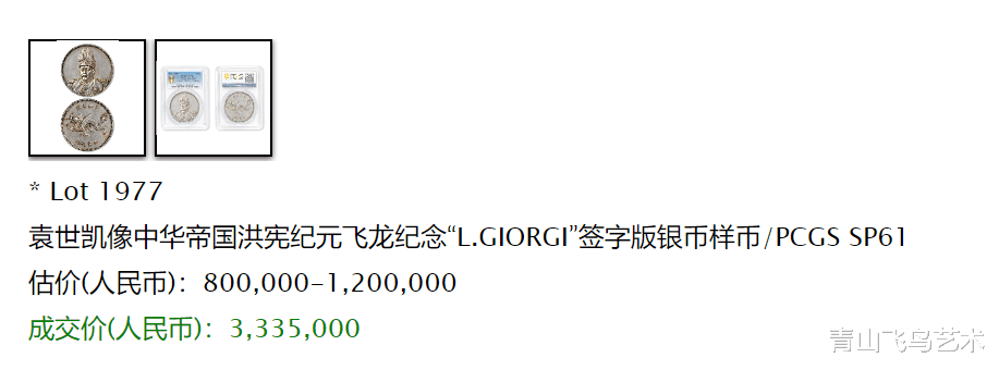 钱币|2021国内机制币拍卖会首次破亿 看看排行前十的钱币长啥样