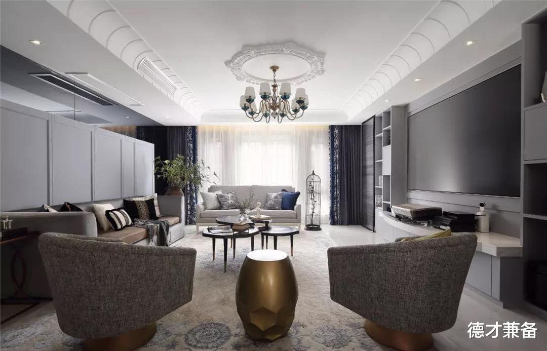 ?月白青花的装修风格:满足你爱法式的唯美,他爱中式的内敛深沉