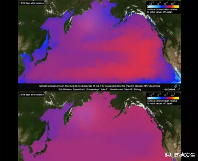 日本排放123萬噸核污水進入大海，5年以後，太平洋變成紅色！-圖3