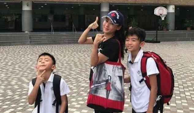 张柏芝|有种遗传叫张柏芝的小儿子，颜值比两个哥哥高，越看越觉得眼熟