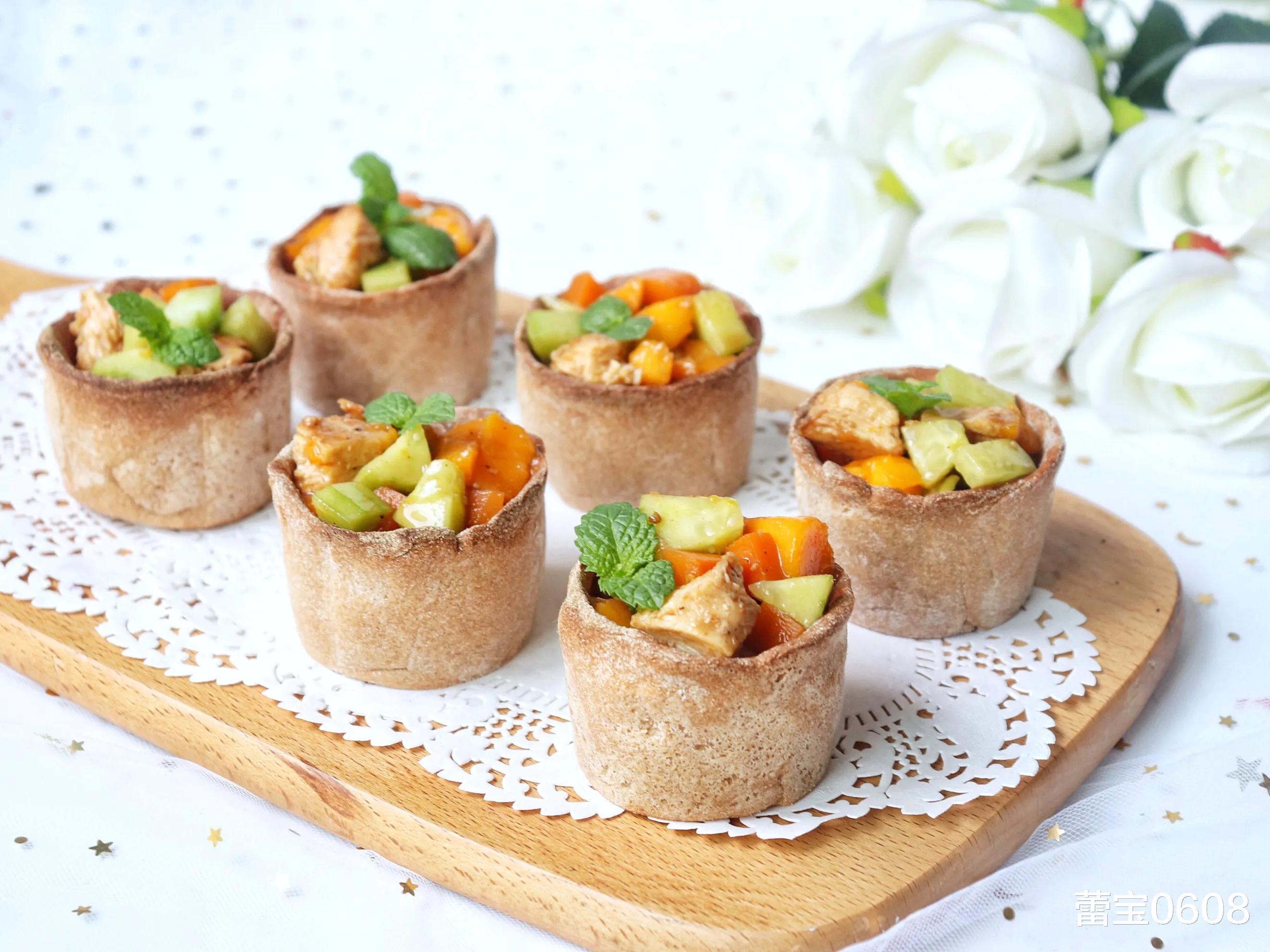 鸡胸肉|减肥不能没碳水，教你做这沙拉，低脂饱腹颜值高，连容器一起吃掉