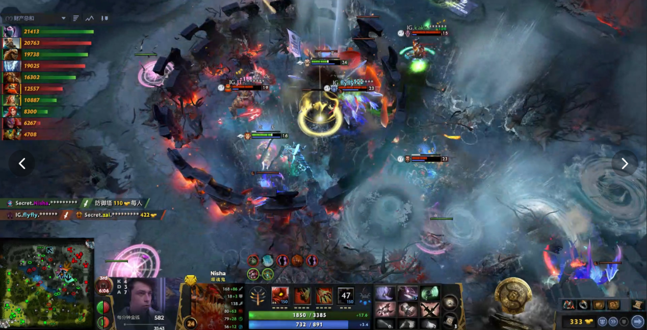 sccc|DOTA2：沉浸式观赛指南，虎牙SCCC太会了，一秒缓解水友负面情绪