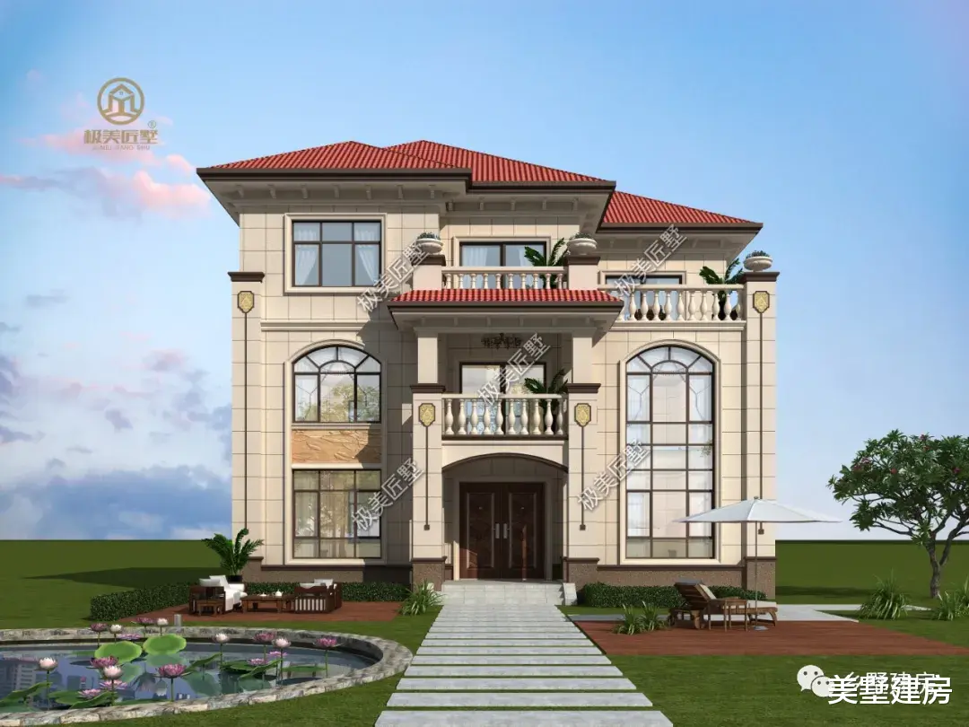 农村盖房怎么选？欧式三层别墅最适合，喜欢快快收藏