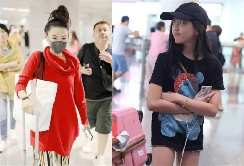 张柏芝|王菲女儿李嫣机场偶遇张柏芝，主动问好的背后是冰释前嫌的信号！