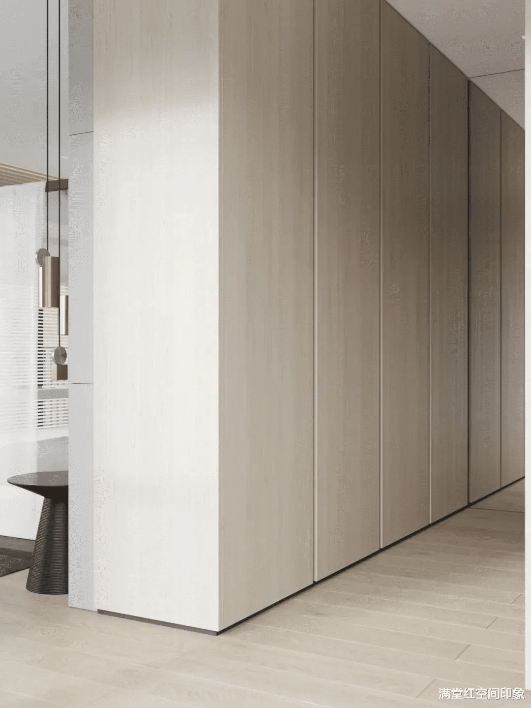 经典色系的设计，展现出简约空间的艺术美感