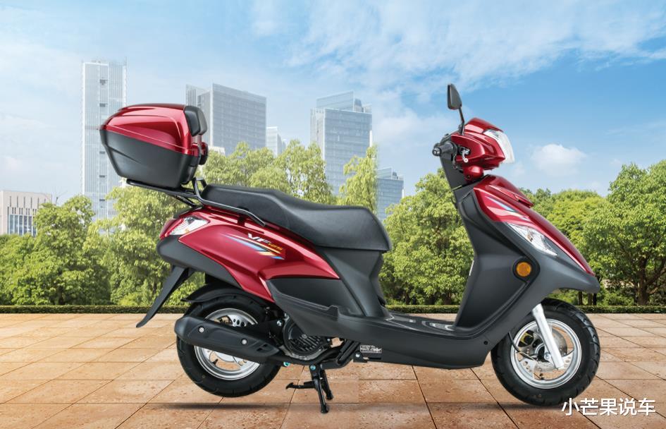 新车|售4980元，豪爵实用踏板VF125，真空胎或碟刹，外卖起步的好帮手