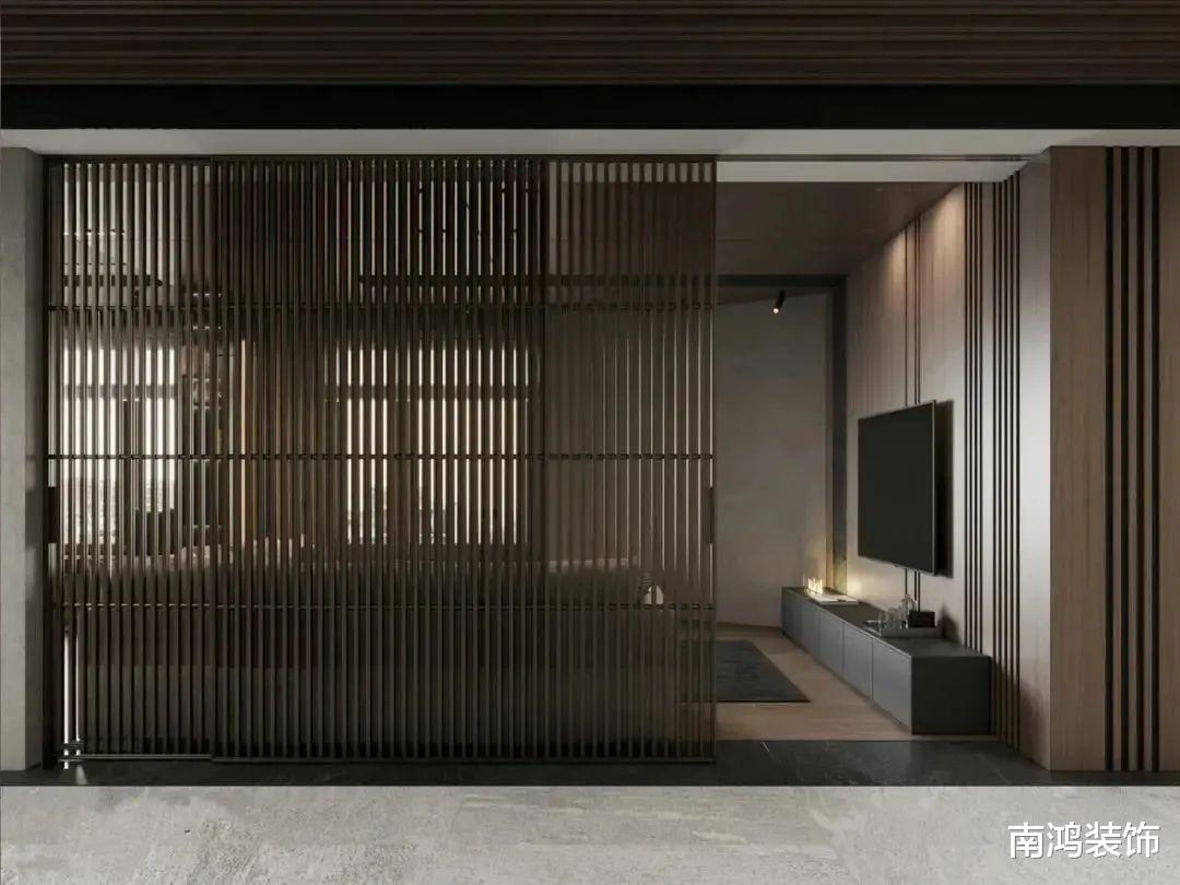 背景墙|【木格栅】“平平无奇”的空间魔术手罢了
