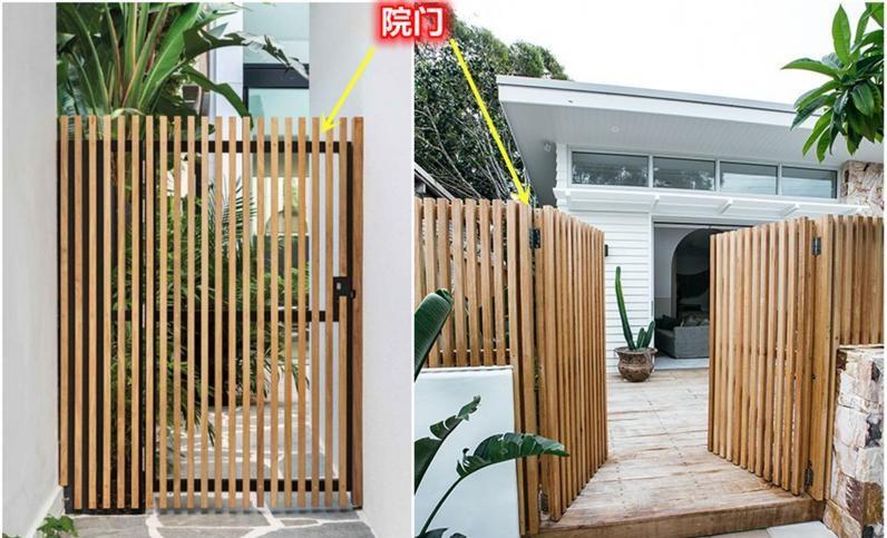 光羡慕别人家院子可不行，攒一堆木条，搭廊架做院墙，格外漂亮！