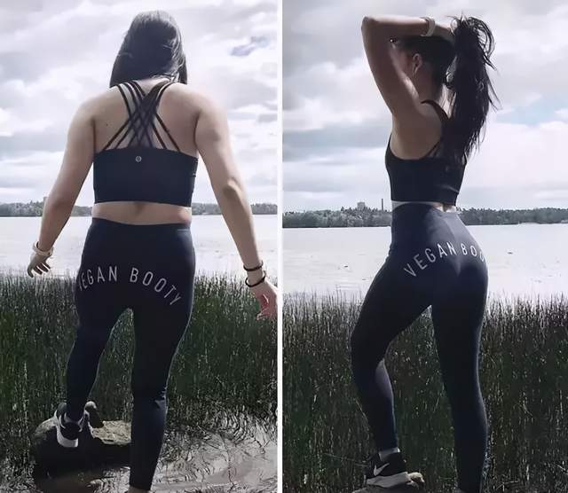 外国美女|外国美女拍视频告诉妹妹，网上的身材vs现实中的身材，太真实了