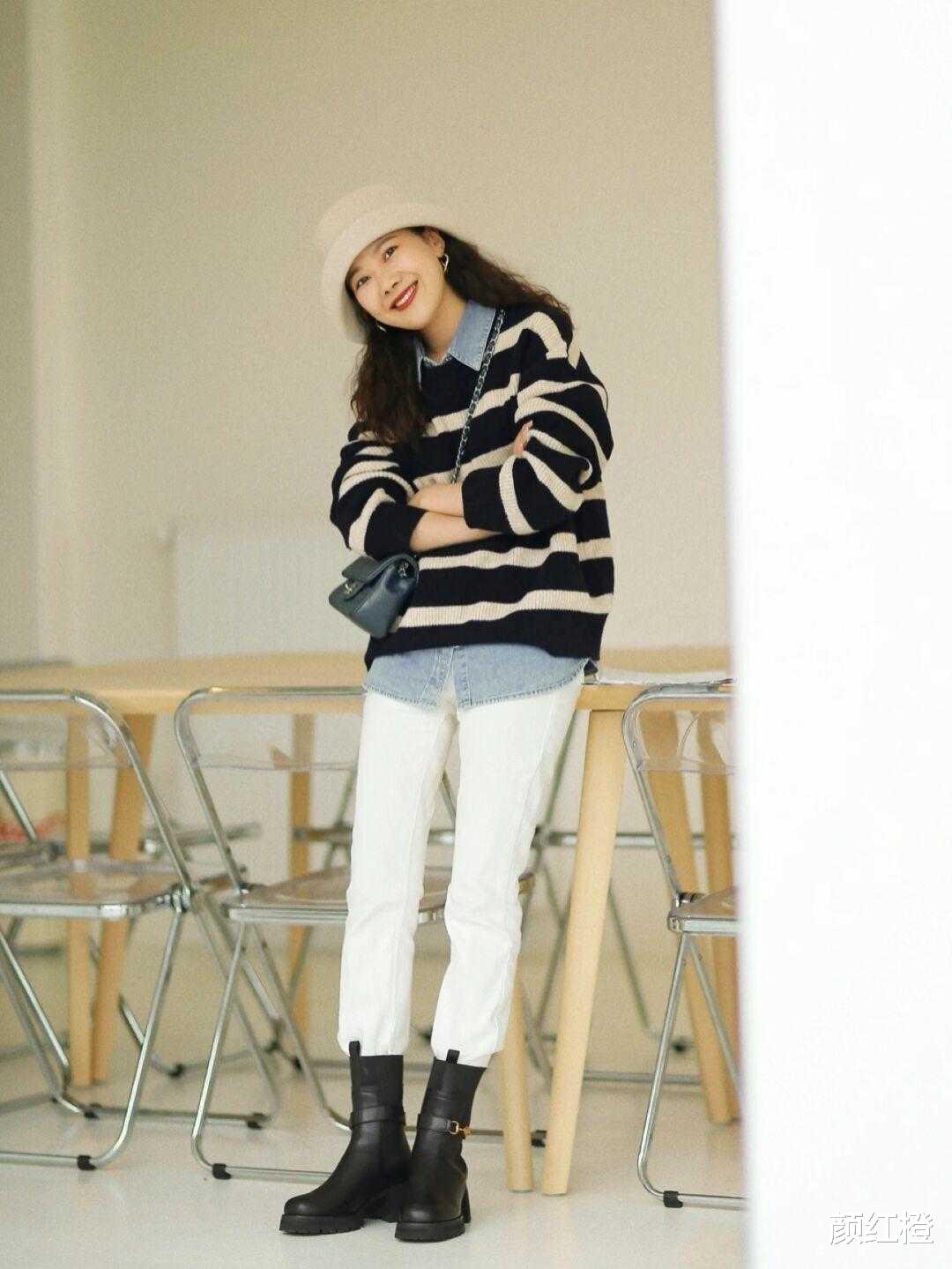 颜红橙 秋冬如何把毛衣穿出气质感？看看这些搭配小技巧，让你气质翻倍