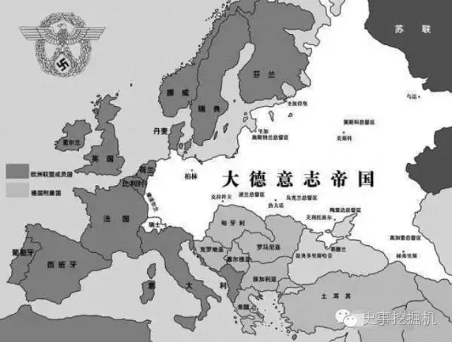 如果德國日本在二戰中贏瞭，他們其實會這麼分割地球-圖4