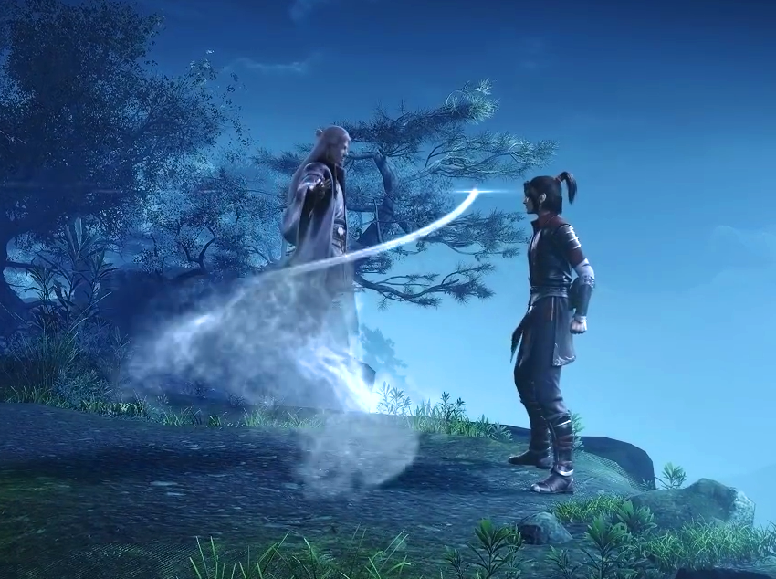 药老|斗破苍穹：薰儿新建模曝光，青衣装扮好美，年轻时的药老好帅！