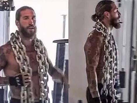 拉莫斯|疯狂麦克斯!35岁拉莫斯太强了,身缠铁链肌肉爆棚,魔鬼筋肉腿