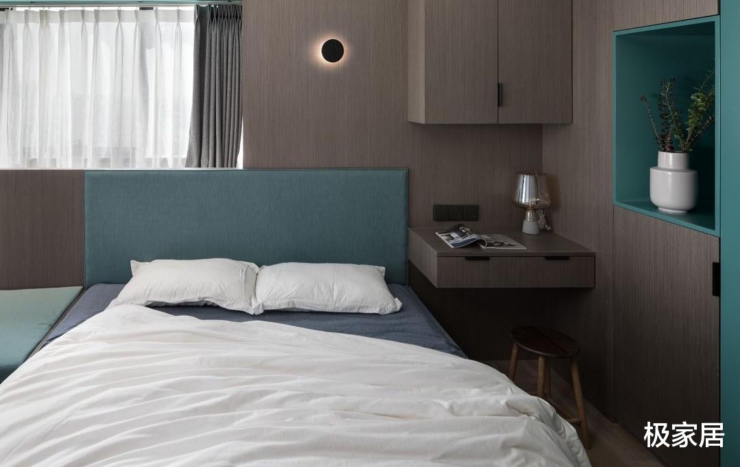 33平米房子,运用低色调手法,创造安静又舒适的睡眠空间