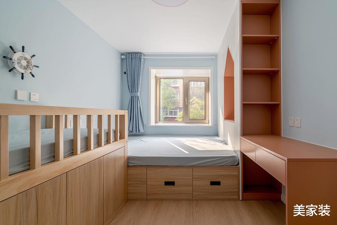 75平米的原木系家居,不仅有舒适的空间,更有超强的储物能力