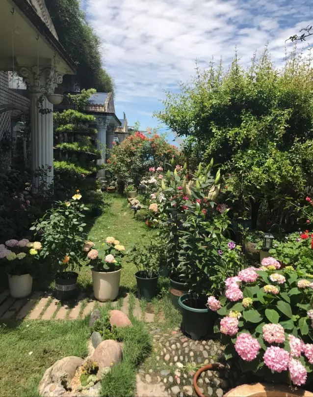宁波|150㎡私家别墅庭院，打造花开满园的自然舒适小花园，太美了