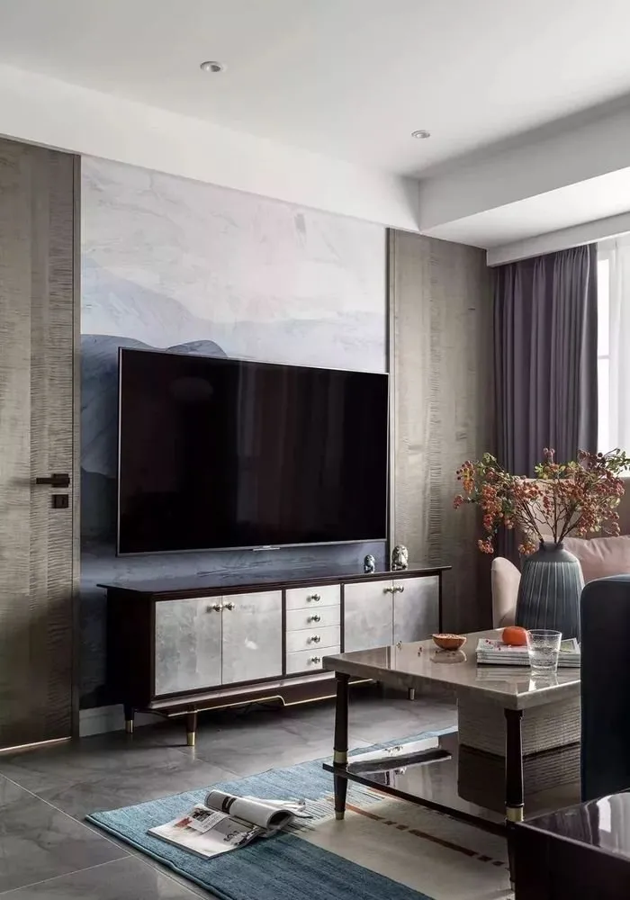 |129㎡大气美式风，三居室户型，温馨又有格调！