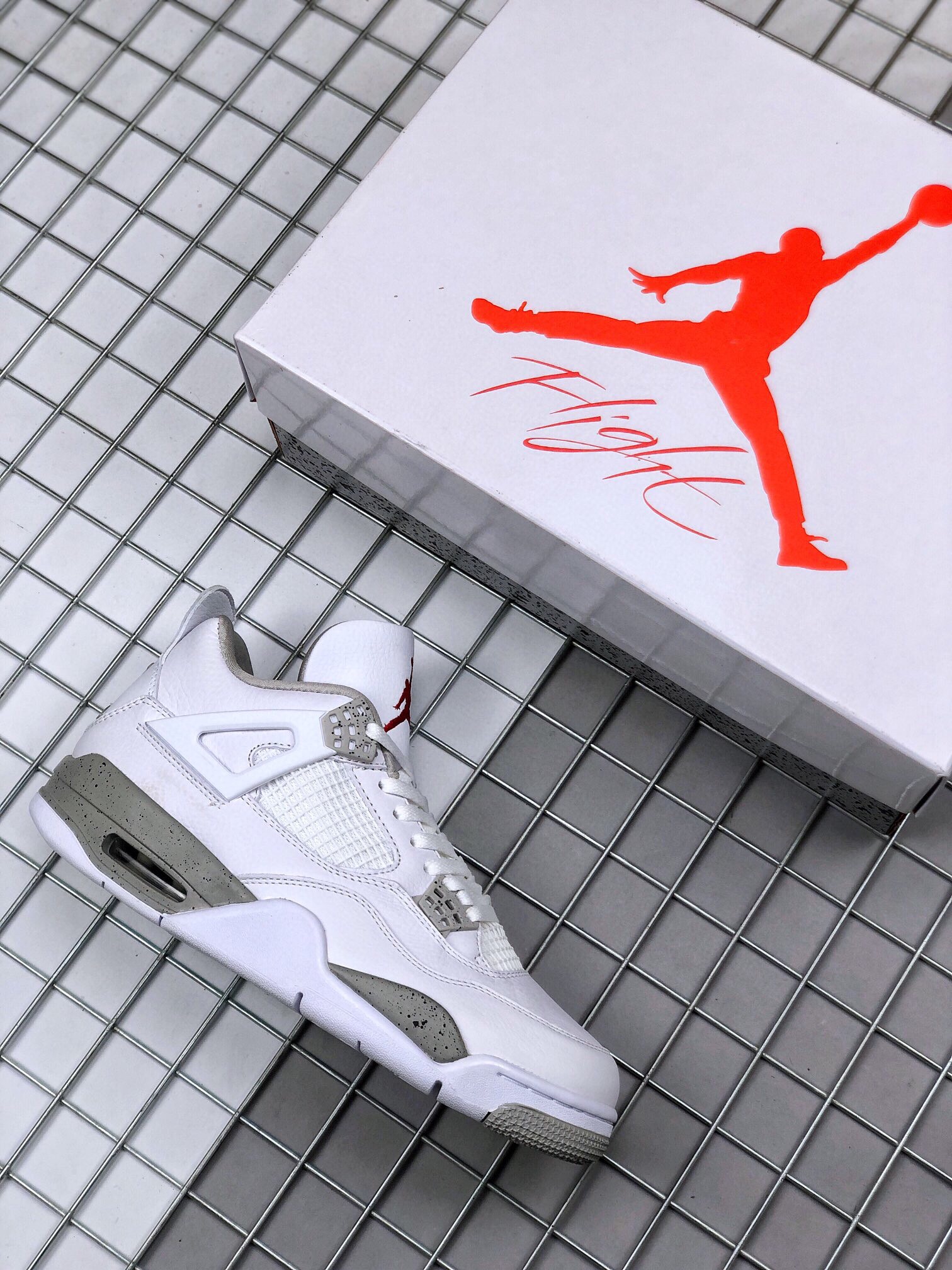莆田鞋匠|Air Jordan 4 “White Oreo”白奥利奥
