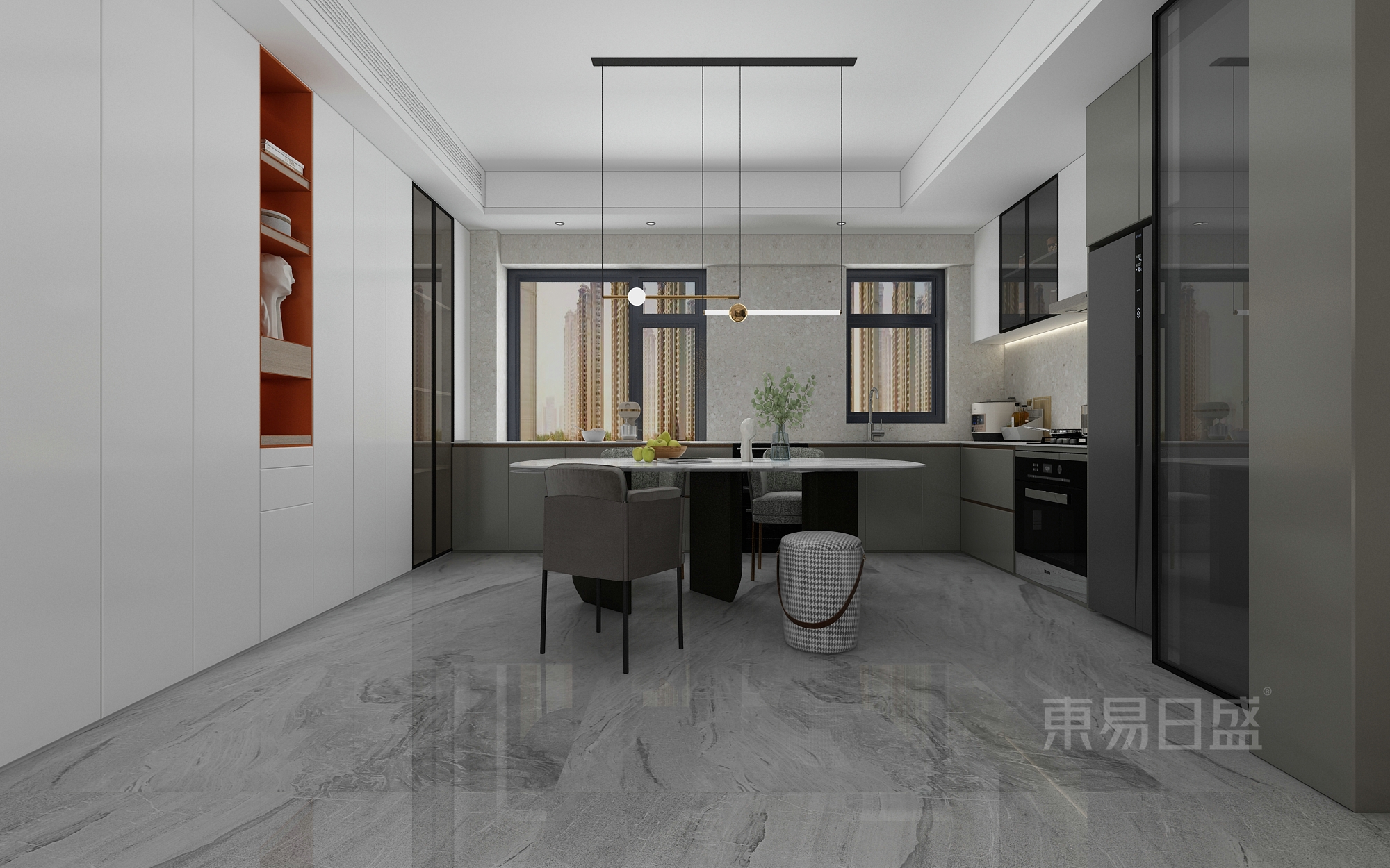 简约而不简单的现代风格，效果很真实