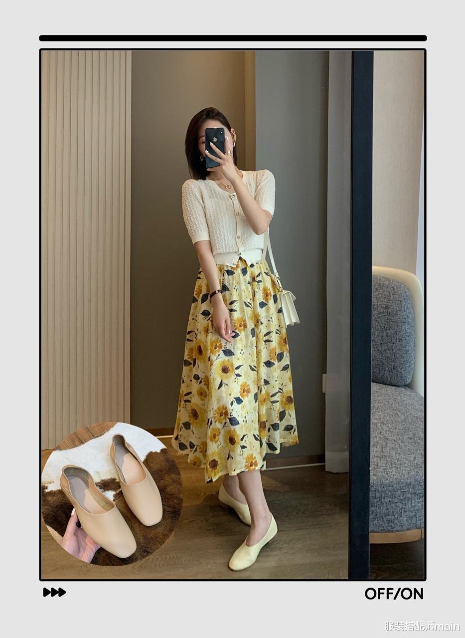 服装搭配师main|你的早秋衣橱必须要有一件针织短袖!比T恤时髦,比外套凉快