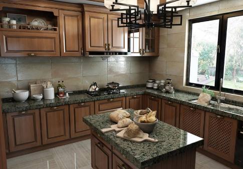 |现在都流行大理石灶台装修，推荐几款好看的厨房大理石装修效果图