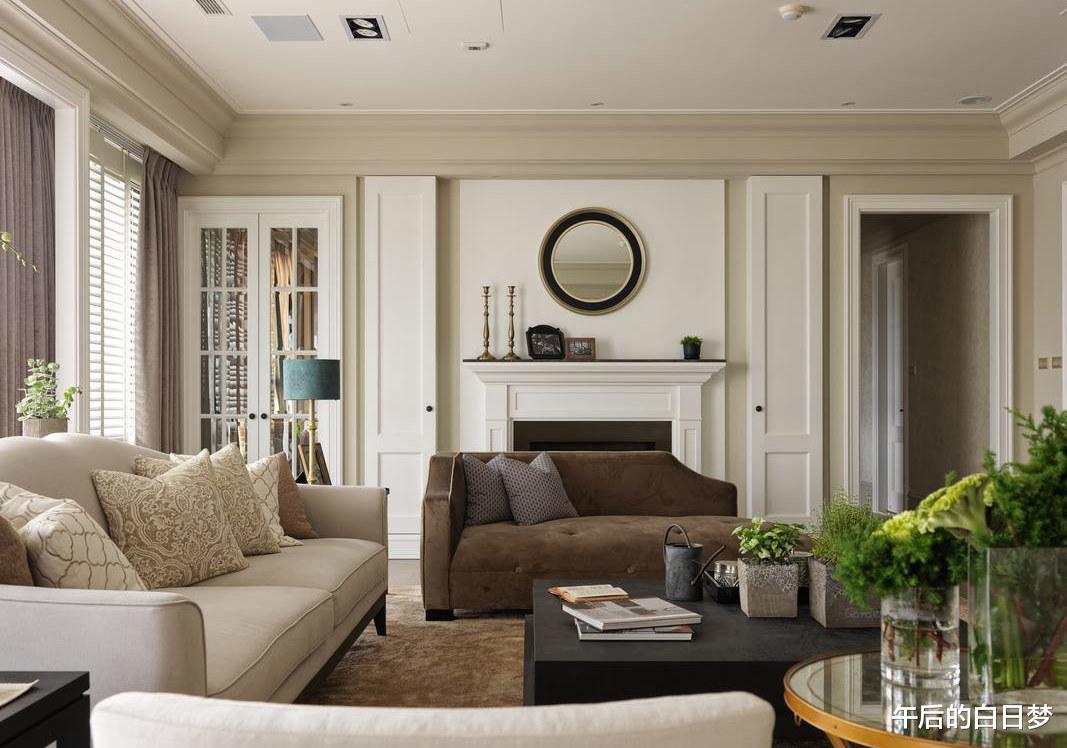 午后的白日梦|155平气质大三居，优雅知性美式复古风设计，三人的温馨之家