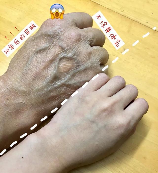 |长期涂身体乳和不涂身体乳的女生,皮肤有什么区别?