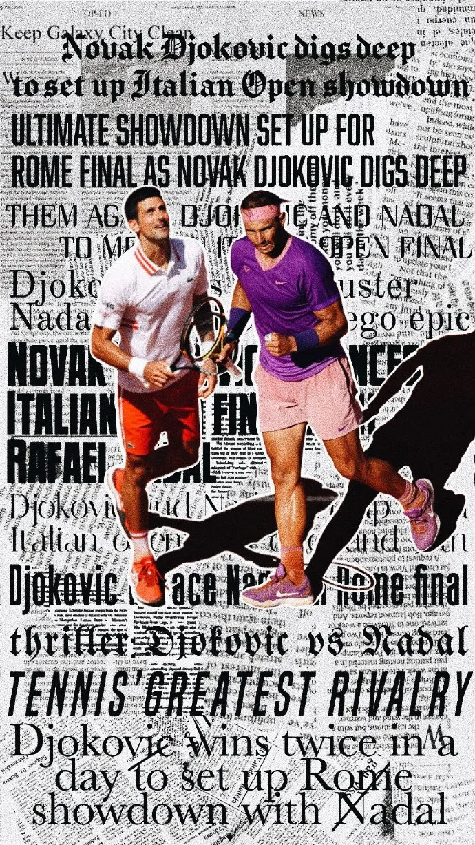 德约科维奇|永恒之城的永恒二人组，战胜西西后，我和纳达尔在更衣室都笑了