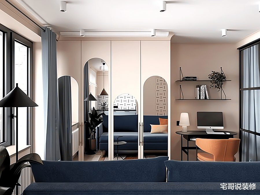 单亲妈妈和8岁女儿住35㎡公寓,室内配色让人赏心悦目,时尚又温馨