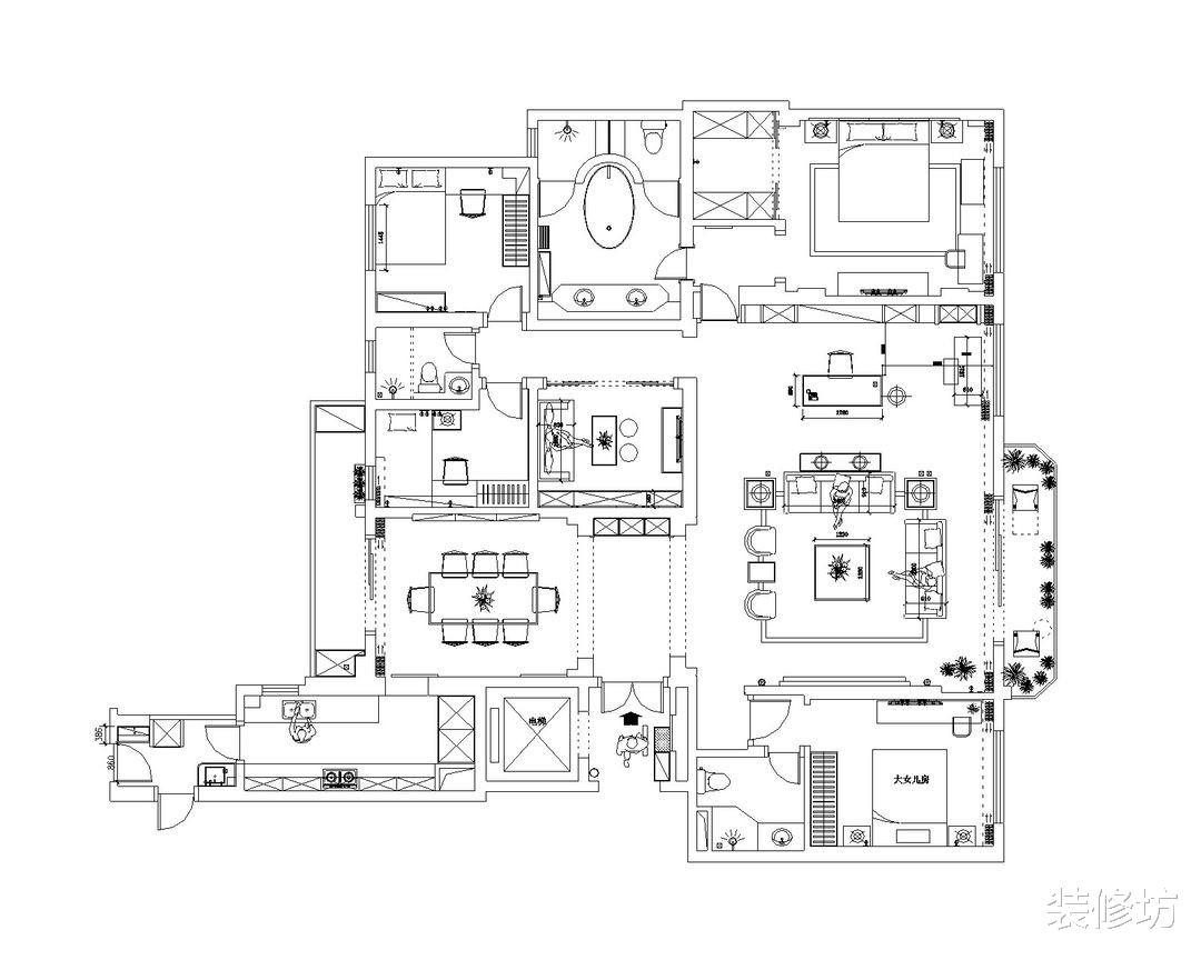 退休|精致复古的老洋房,用心独特的室内设计,处处体现业主的气质