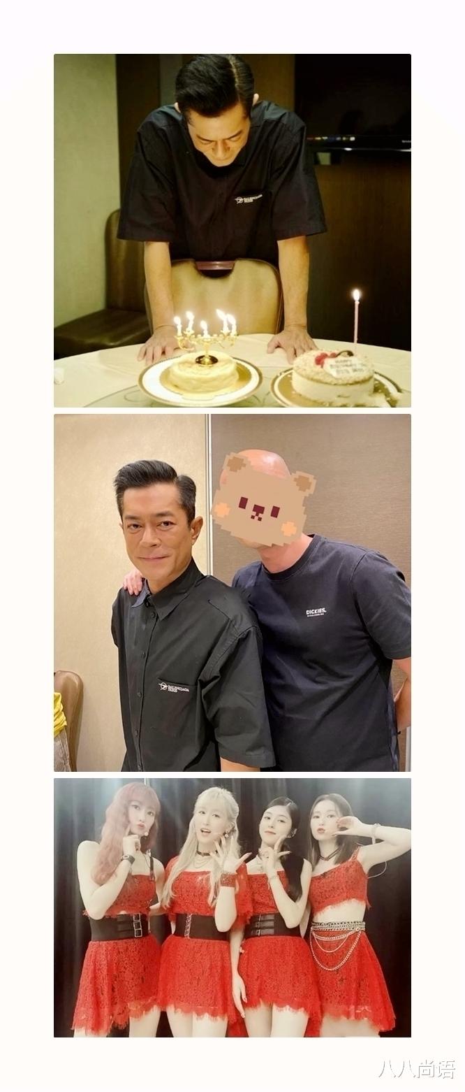 古天乐|古天乐提前庆生，陈静亲自为老板做蛋糕，两人合影时表现十分亲密