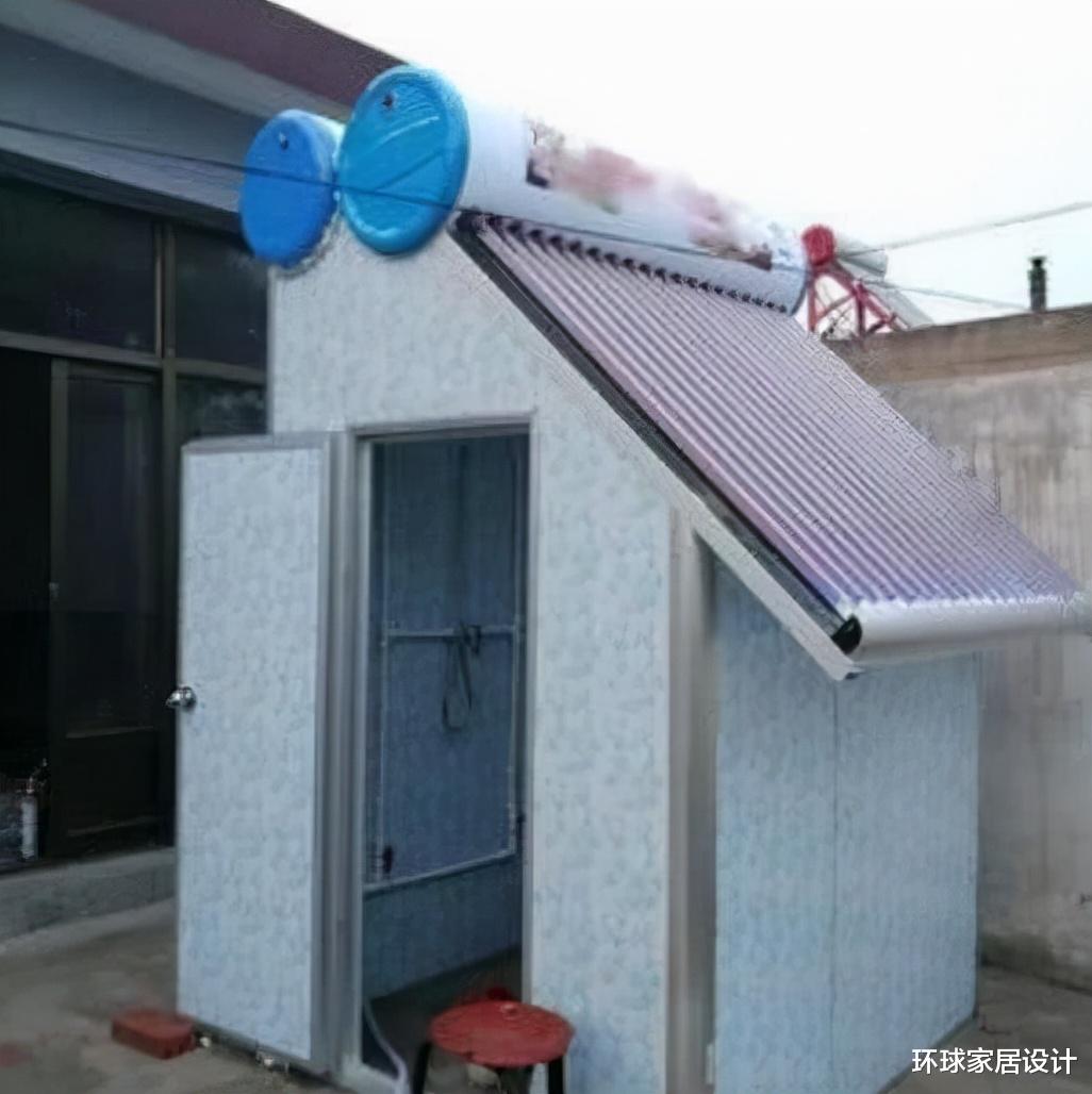 农村别装热水器了，如今流行太阳能浴室，洗澡不花钱，在家蒸桑拿