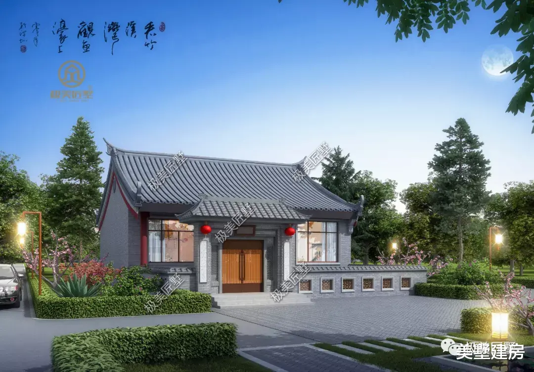 中式别墅还得看这栋,经典朴素,建起来全村都夸好看