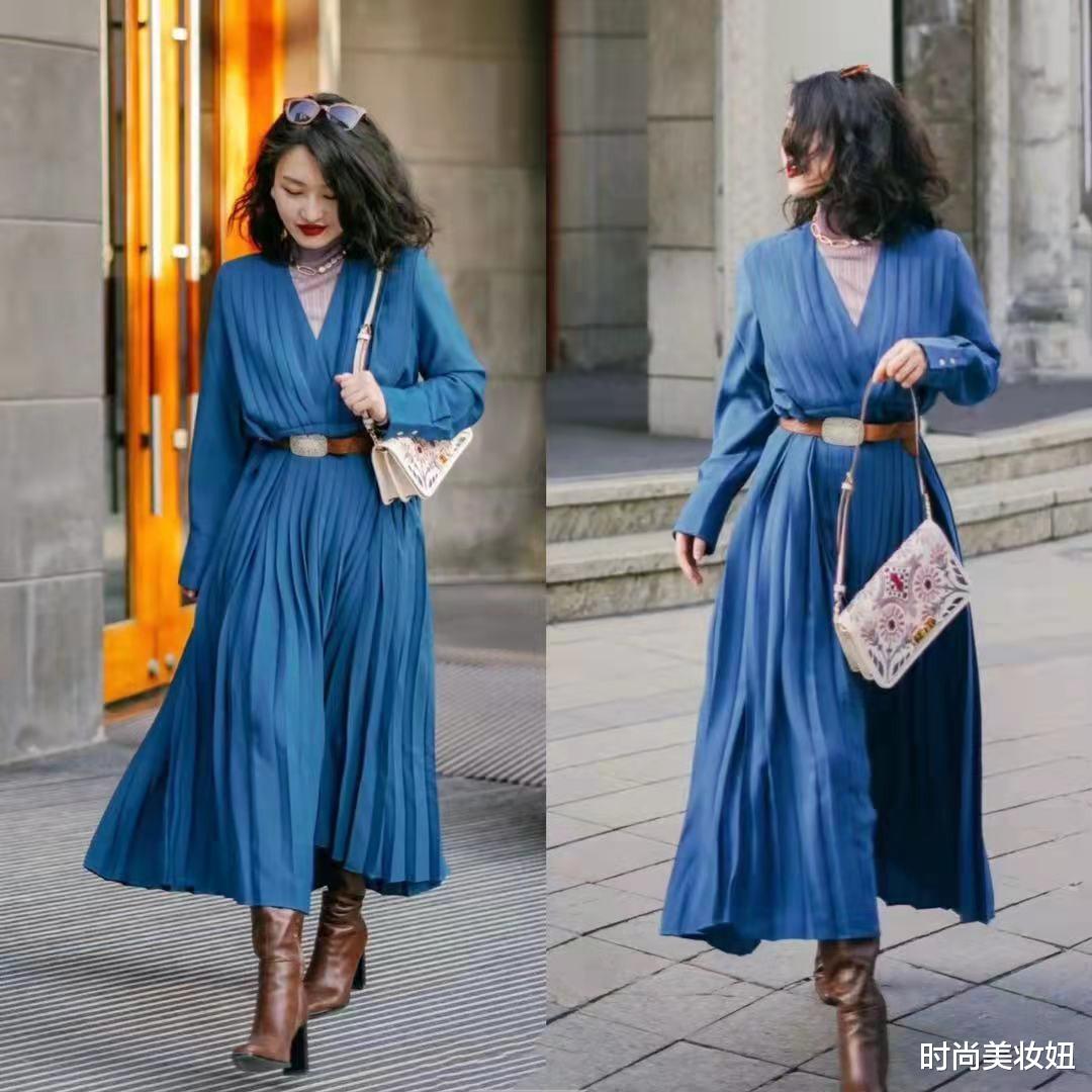 时尚美妆妞 长靴不一定要配小脚裤,秋冬学会3种搭配,优雅高级又洋气