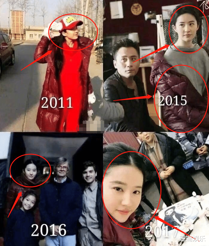 刘亦菲|刘亦菲新剧路透曝光，与陈晓同框氛围感满满，生图却暴露真实颜值