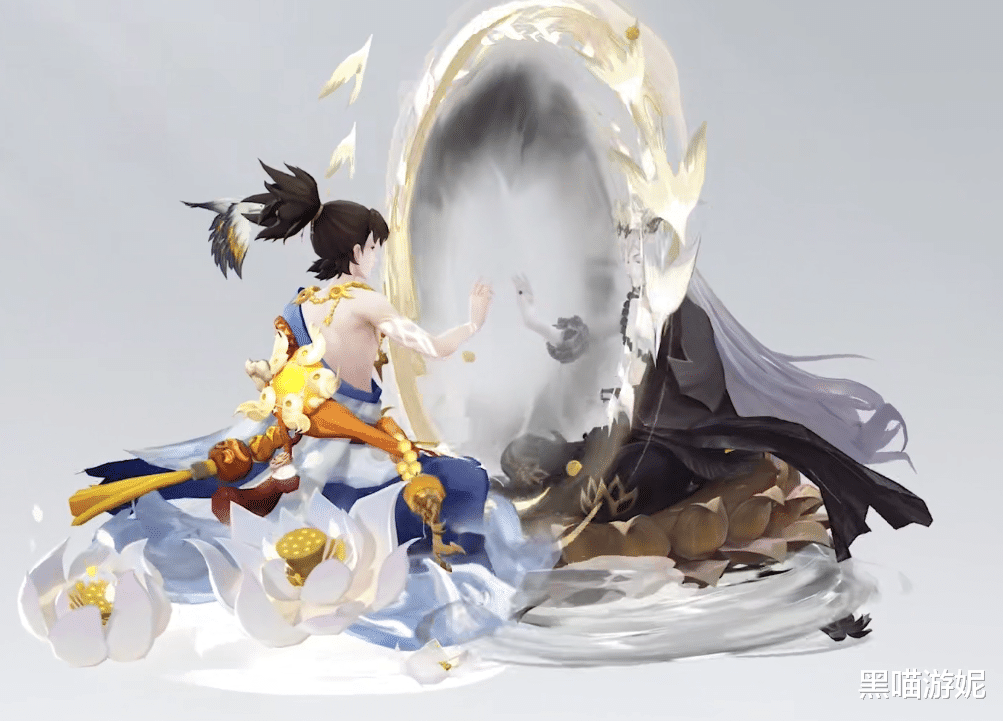 阴阳师|阴阳师SSR云外镜典藏皮肤建模及技能特效 黑镜颜值特效更加出色